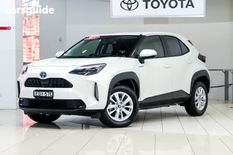 White 2021 Toyota Yaris Cross Wagon Gxl Hybrid