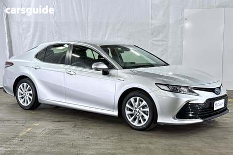 Silver 2023 Toyota Camry Sedan Ascent Hybrid