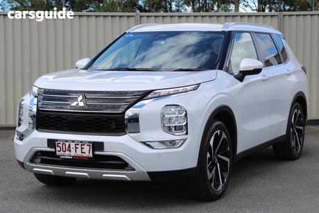 White 2022 Mitsubishi Outlander Wagon Aspire 7 Seat (2Wd)