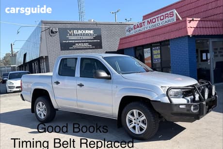 Silver 2017 Volkswagen Amarok Dual Cab Utility Tdi420 (4X2)