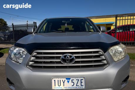 Silver 2009 Toyota Kluger Wagon Altitude (Fwd)