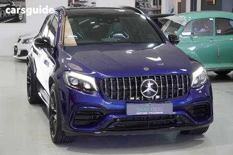 Blue 2019 Mercedes-Benz GLC63 Wagon S