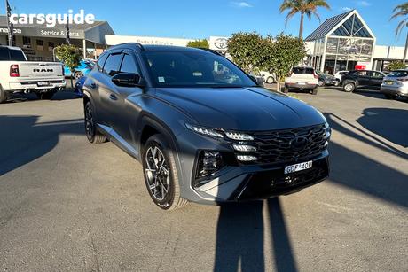 Grey 2025 Hyundai Tucson Wagon Premium N Line Hybrid (Awd)