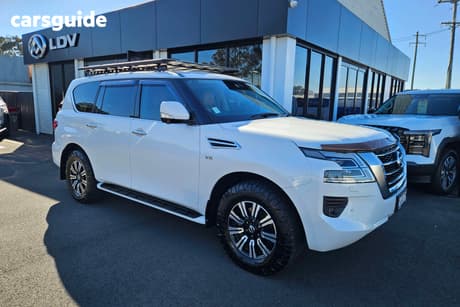 White 2021 Nissan Patrol Wagon Ti (4X4)
