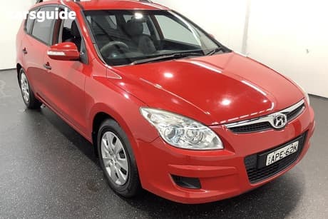 Red 2009 Hyundai I30 Wagon Cw Sx 2.0