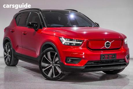 Red 2022 Volvo XC40 Wagon Recharge Pure Electric (Awd)