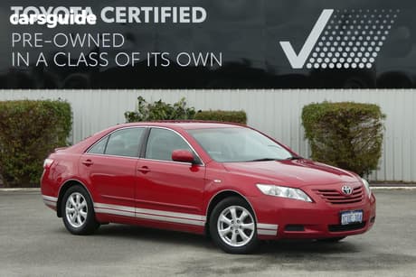 Red 2007 Toyota Camry Sedan Altise