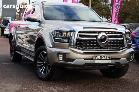 Silver 2024 GWM Cannon Alpha Dual Cab Utility Ultra (4X4)