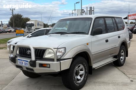 White 2002 Toyota Landcruiser Prado SUV GXL 4X4