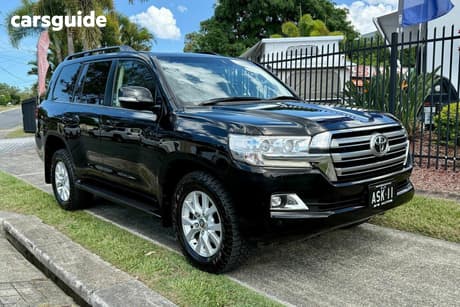 Black 2017 Toyota Landcruiser Wagon Vx (4X4)