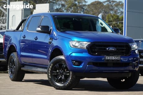 Blue 2019 Ford Ranger Double Cab Pick Up Xlt 2.0 (4X4)