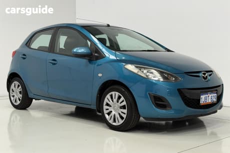 Blue 2012 Mazda 2 Hatchback Neo