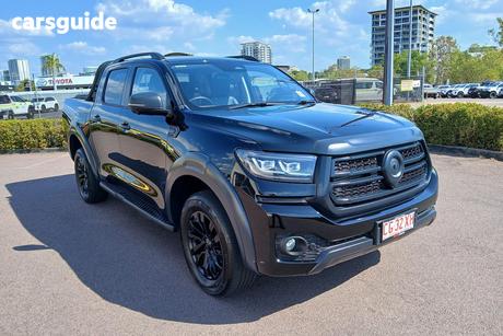 Black 2025 GWM Cannon Dual Cab Utility Vanta (4X4)