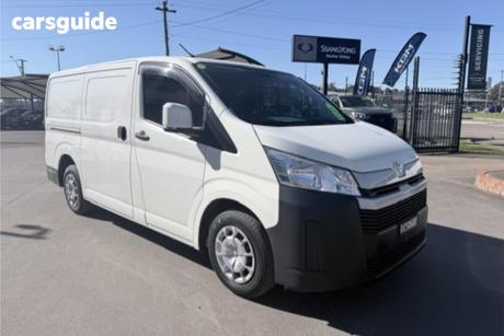 White 2020 Toyota HiAce Van Lwb (4 Door Option)