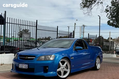 Blue 2008 Holden Commodore Utility Ss-V
