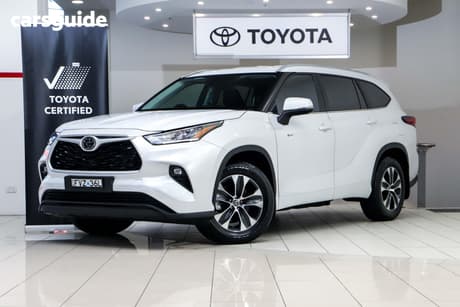 White 2025 Toyota Kluger Wagon Gxl Hybrid Awd