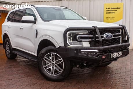 White 2024 Ford Everest Wagon Trend (4Wd)