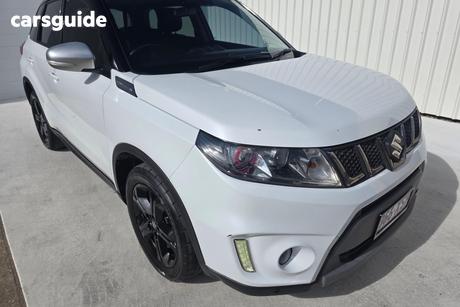 White 2017 Suzuki Vitara Wagon S Turbo (Fwd)
