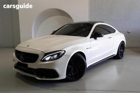 White 2018 Mercedes-Benz C63 Coupe S