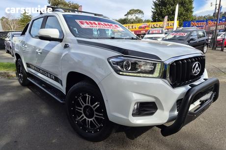 White 2019 LDV T60 Double Cab Utility Trailrider (4X4)