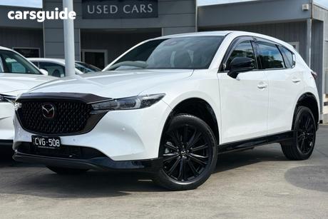 White 2023 Mazda CX-5 Wagon G35 Gt Sp Turbo (Awd)