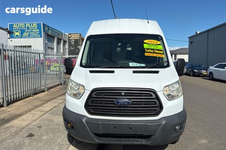 White 2014 Ford Transit Van 350L Lwb High Roof