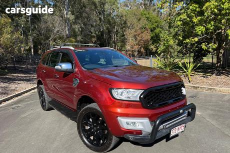 Red 2016 Ford Everest Wagon Titanium