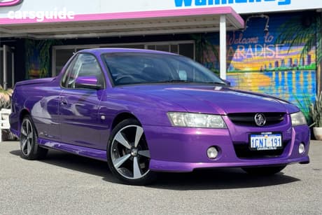 Purple 2007 Holden UTE Ute Tray SV6 R