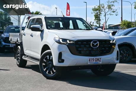 White 2025 Mazda BT-50 Dual Cab Chassis Xtr (4X4)