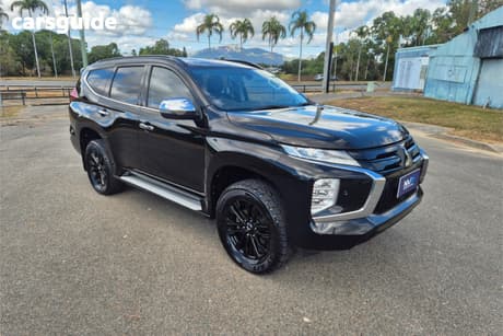 Black 2022 Mitsubishi Pajero Sport Wagon Gsr (4Wd) 7 Seat