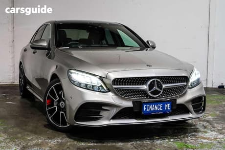 Silver 2019 Mercedes-Benz C200 Sedan