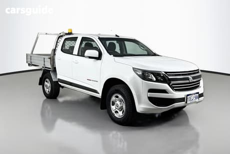 White 2016 Holden Colorado Crew Cab Chassis Ls (4X4)