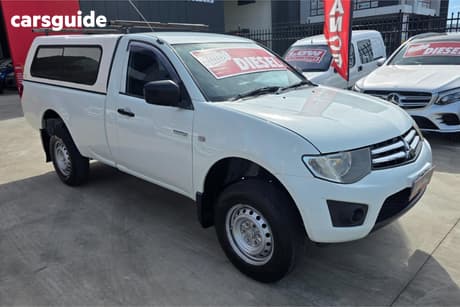 White 2009 Mitsubishi Triton Double Cab Utility Glx