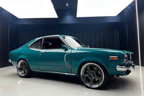 Green 1975 Mazda 808 Coupe SUPER DELUXE R