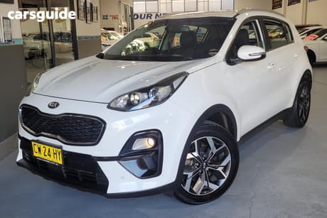 White 2019 Kia Sportage Wagon Sx (Fwd)