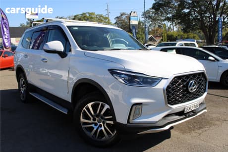 White 2021 LDV D90 Wagon Executive (4Wd) D20