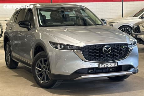 Silver 2022 Mazda CX-5 Wagon Touring Active (Awd)
