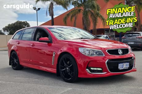 Red 2017 Holden Commodore Sportswagon Sv6