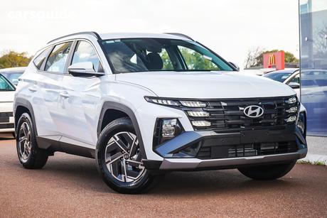 White 2026 Hyundai Tucson Wagon Hybrid (Fwd)