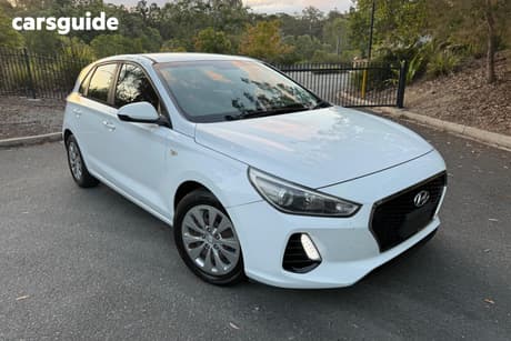 White 2018 Hyundai I30 Hatch GO PD MY19