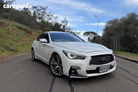 White 2018 Infiniti Q50 Sedan 3.0Tt Sport