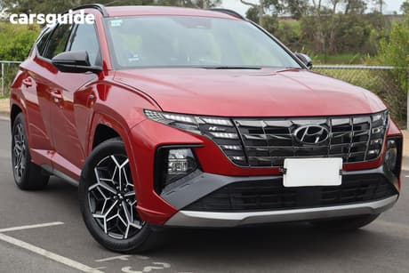 Red 2023 Hyundai Tucson Wagon N Line (Fwd)