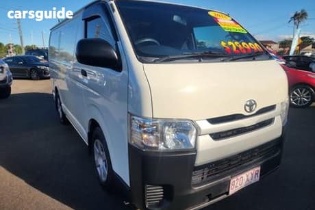White 2018 Toyota HiAce Van Lwb