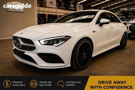 White 2019 Mercedes-Benz CLA200 Coupe 200