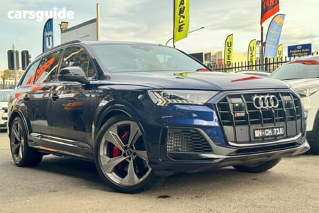 Blue 2023 Audi SQ7 Wagon 4.0 Tfsi Quattro