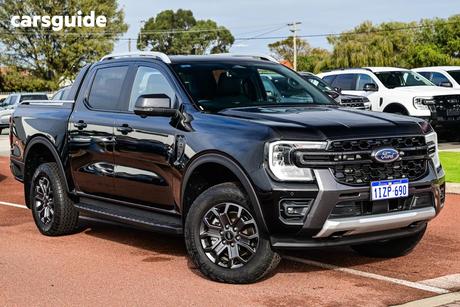 Black 2025 Ford Ranger Double Cab Pick Up Wildtrak 2.0 (4X4)