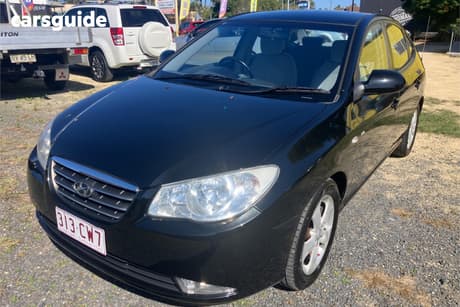 Black 2007 Hyundai Elantra Sedan Elite
