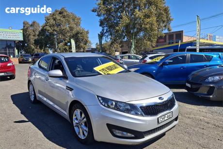 Silver 2012 Kia Optima Sedan Si