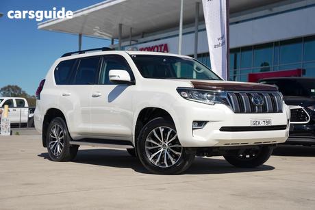 White 2022 Toyota Landcruiser Prado Wagon Kakadu