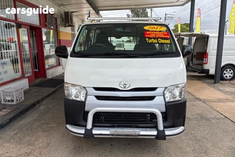 White 2017 Toyota HiAce Van Lwb